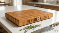 Ash End Grain Chopping Board